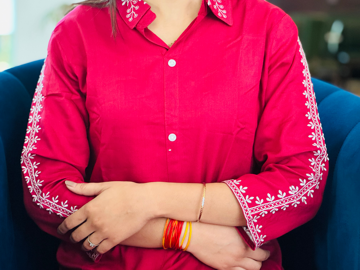 2 pcs set Pure cotton thread embroidery